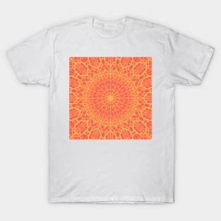 Yellow/Orange/Red Mandala T-Shirt